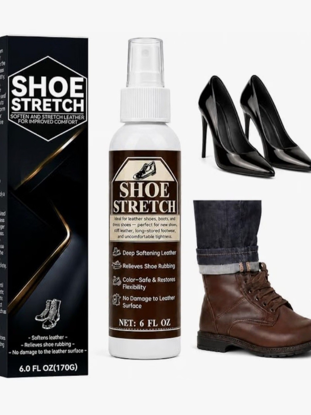 Amazon Shoe Stretch Spray - Brown